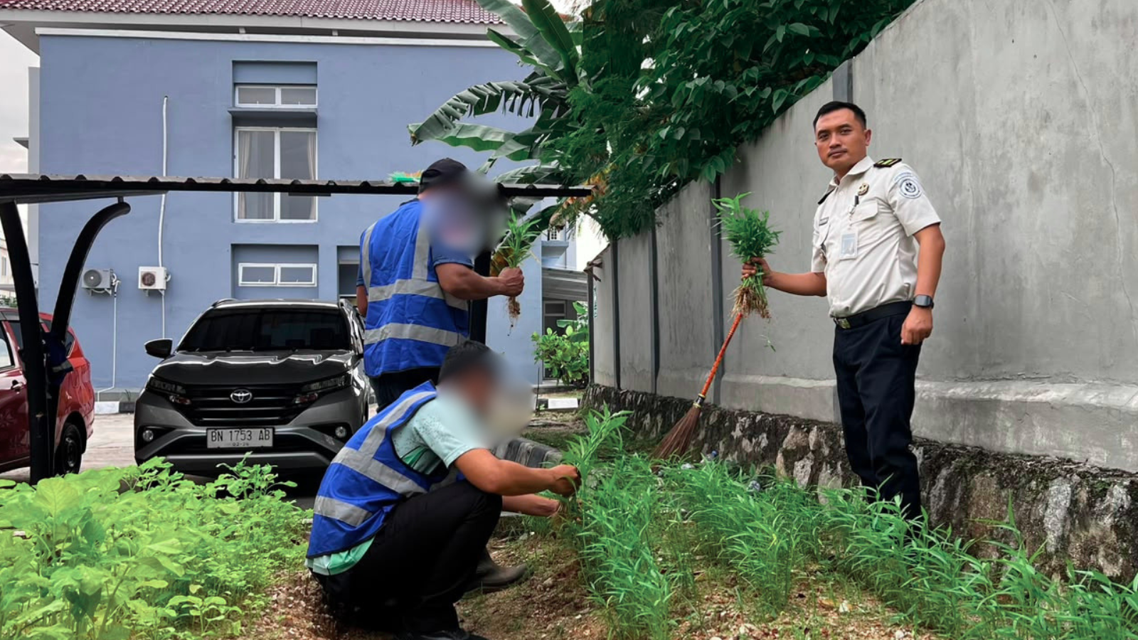 Manfaatkan Lahan Tidur, Bapas Tanjungpandan Libatkan Klien Pemasyarakatan Dukung Program Ketahanan Pangan